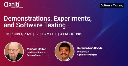 Demonstrations, Experiments, and Software Testing