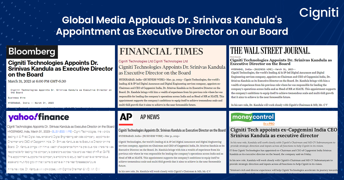 Global Media Applauds Dr.Srinivas Kandula