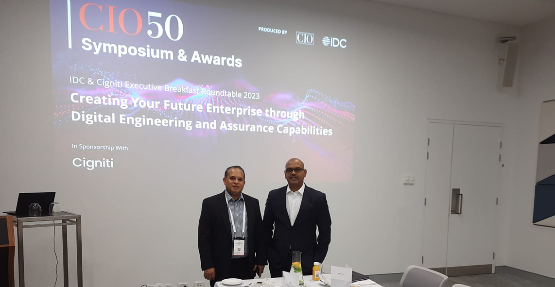 Cigniti Sponsors the CIO 50 Symposium & Awards