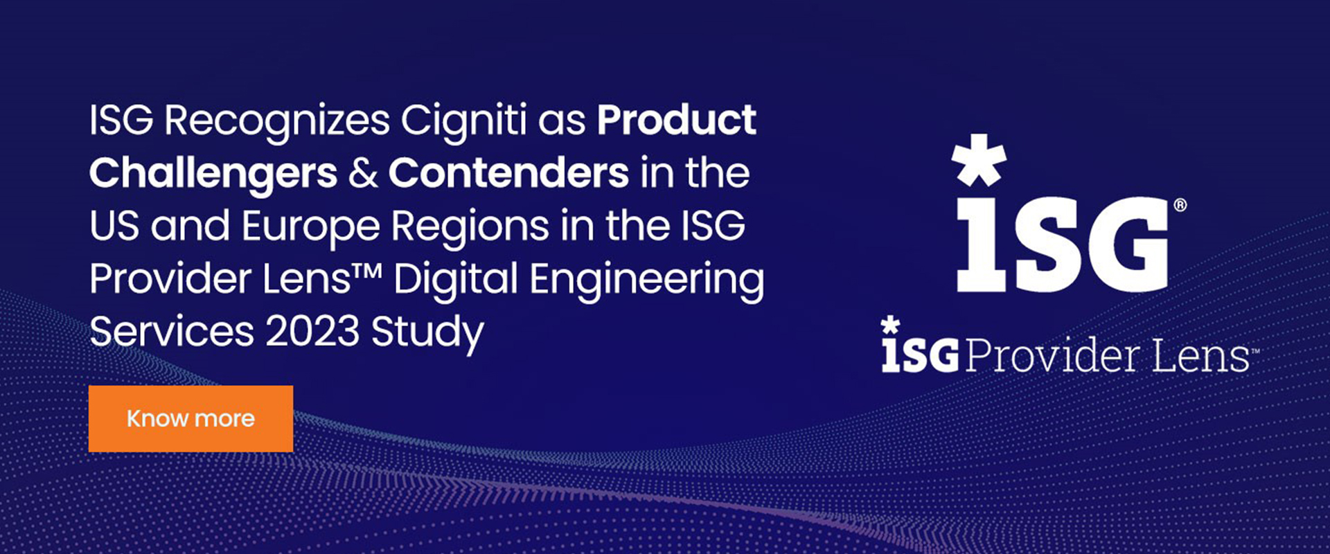 ISG Recognizes Cigniti in the ISG Provider Lens Study Digital Engineering Services 2023