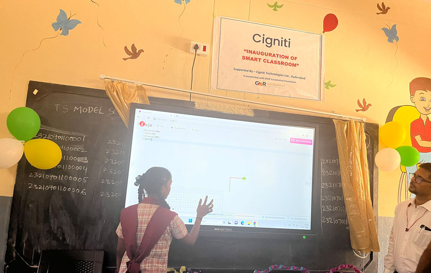 SMART Classroom Inaugurated at a Government School as part of Project Cignificance