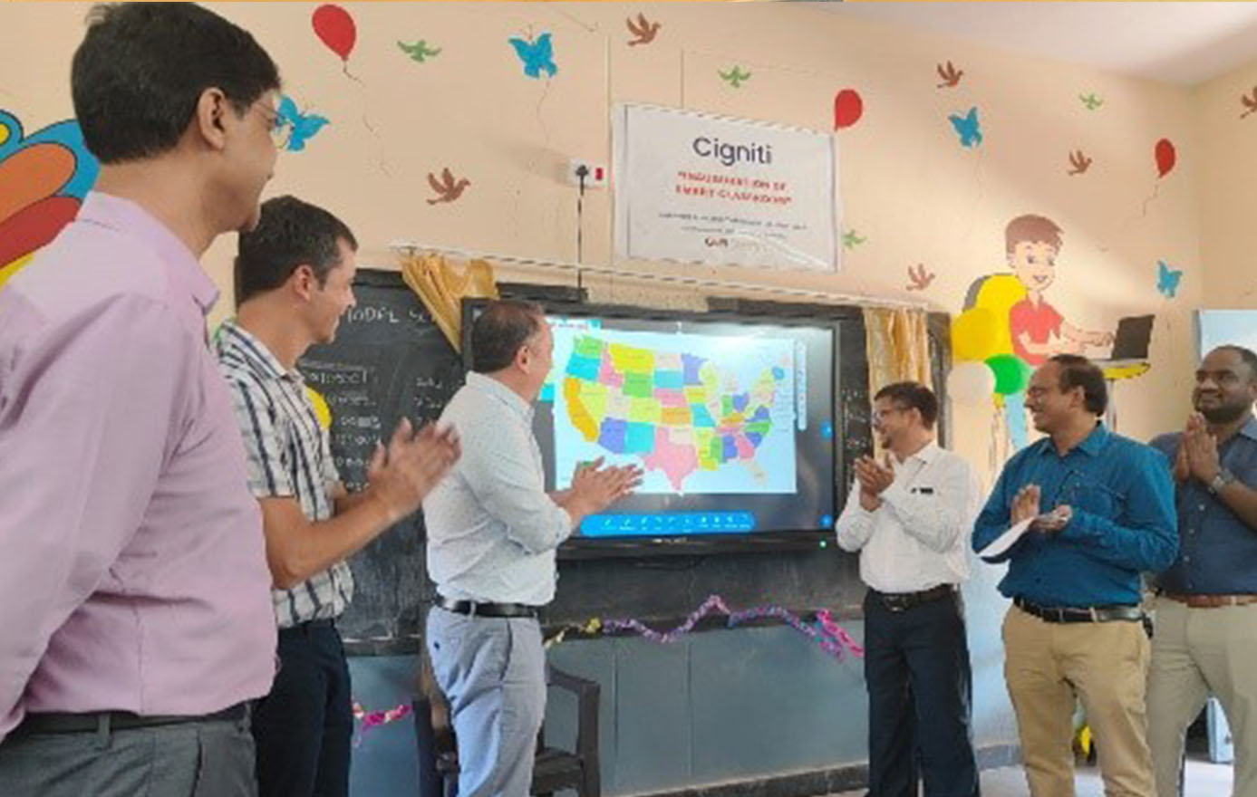 SMART Classroom Inaugurated at a Government School as part of Project Cignificance