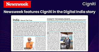 Newsweek features Cigniti in the Digital India story