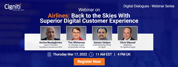 Airlines: Back to the Skies with Superior Digital Customer Experience