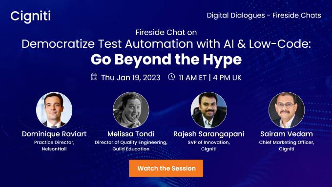 Democratize Test Automation with AI & Low-Code: Go Beyond the Hype
