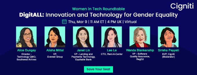 Women in Tech Roundtable DigitALL: Innovation and Technology for Gender Equality